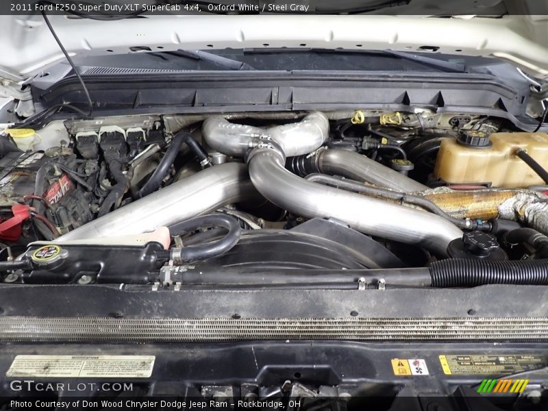 Oxford White / Steel Gray 2011 Ford F250 Super Duty XLT SuperCab 4x4