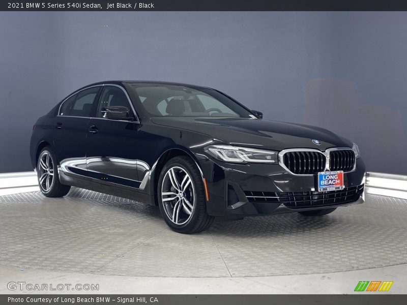 Jet Black / Black 2021 BMW 5 Series 540i Sedan