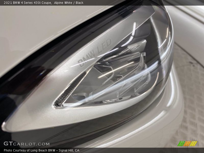 Alpine White / Black 2021 BMW 4 Series 430i Coupe