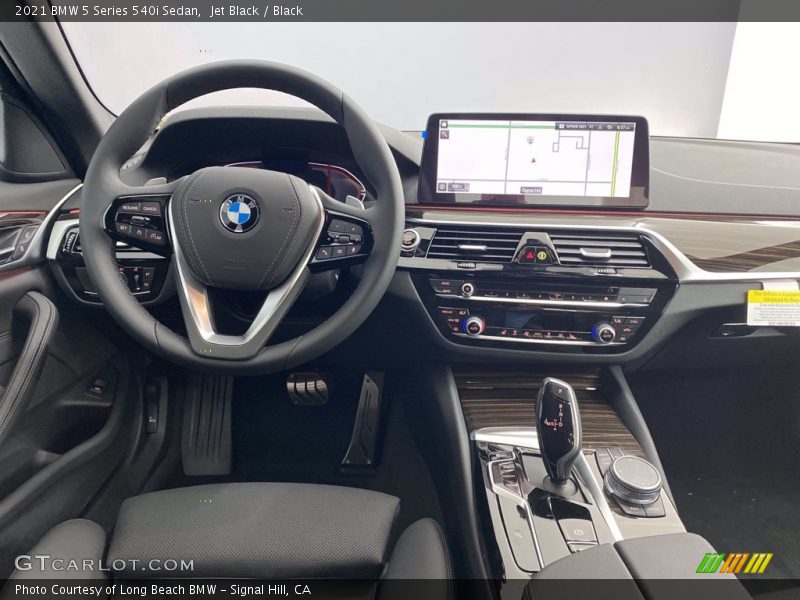 Jet Black / Black 2021 BMW 5 Series 540i Sedan