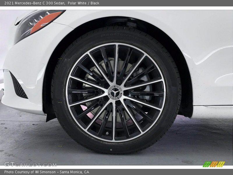 Polar White / Black 2021 Mercedes-Benz C 300 Sedan