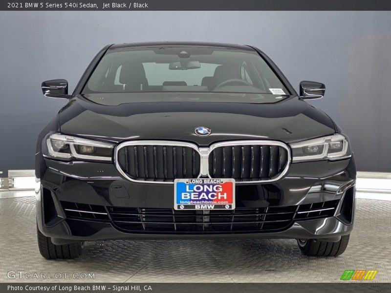Jet Black / Black 2021 BMW 5 Series 540i Sedan