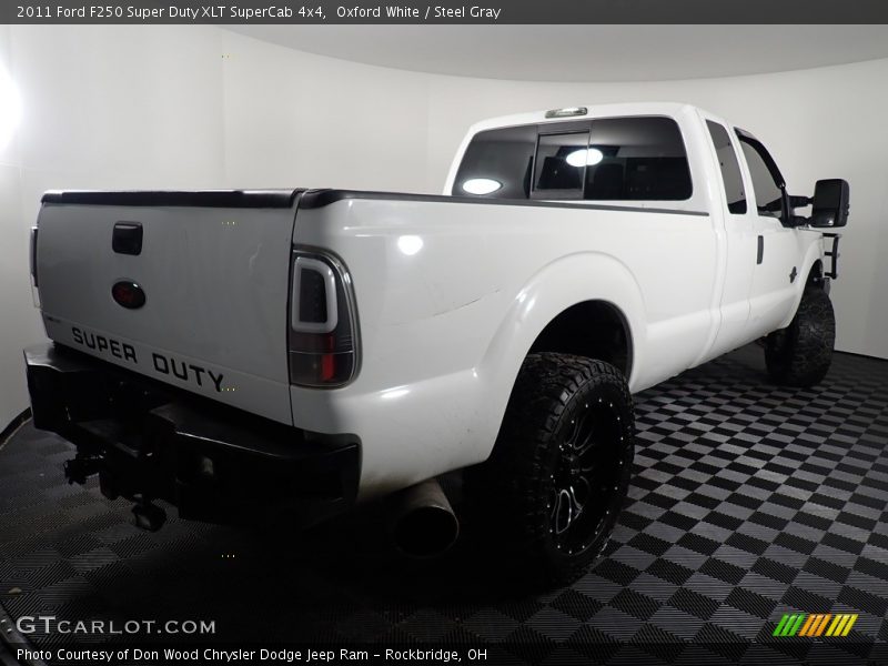 Oxford White / Steel Gray 2011 Ford F250 Super Duty XLT SuperCab 4x4
