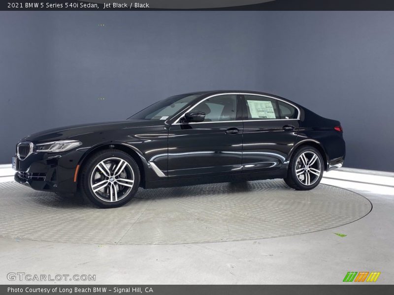 Jet Black / Black 2021 BMW 5 Series 540i Sedan