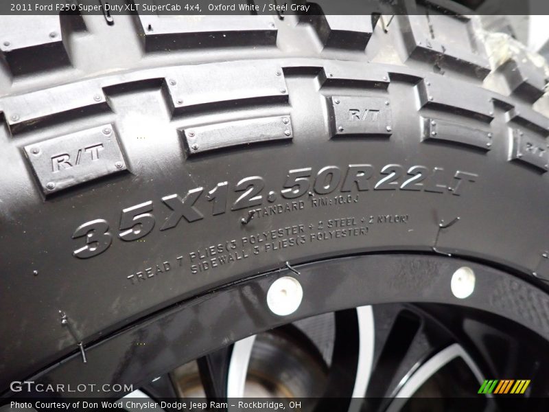 Oxford White / Steel Gray 2011 Ford F250 Super Duty XLT SuperCab 4x4