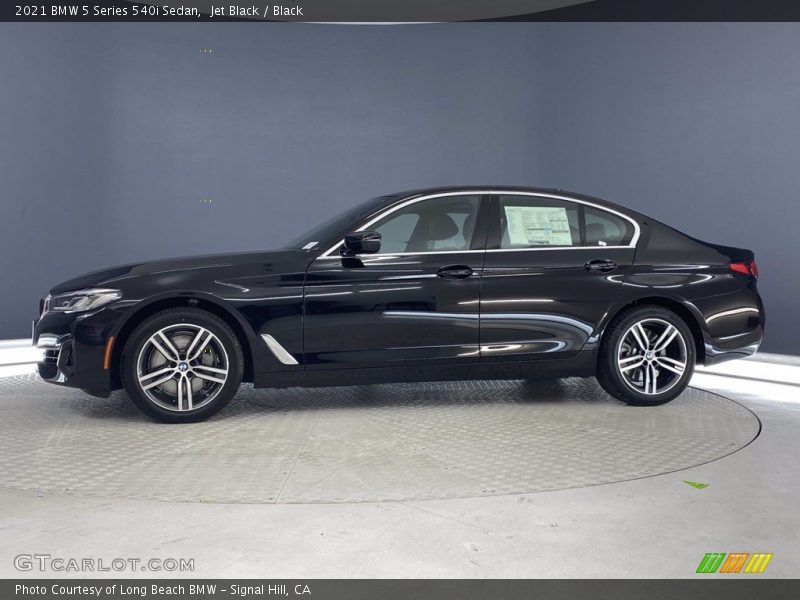 Jet Black / Black 2021 BMW 5 Series 540i Sedan