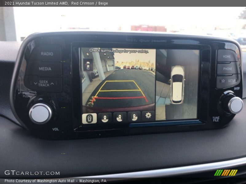 Red Crimson / Beige 2021 Hyundai Tucson Limited AWD