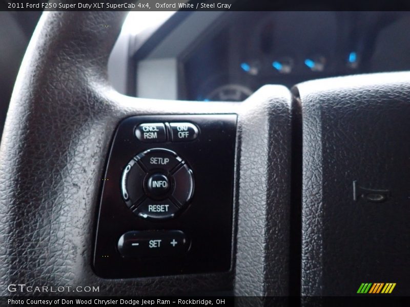 Oxford White / Steel Gray 2011 Ford F250 Super Duty XLT SuperCab 4x4