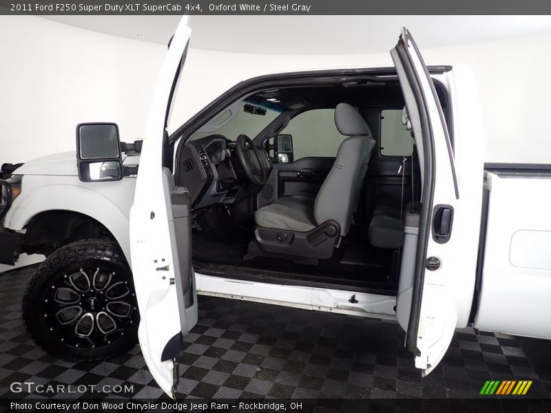 Oxford White / Steel Gray 2011 Ford F250 Super Duty XLT SuperCab 4x4