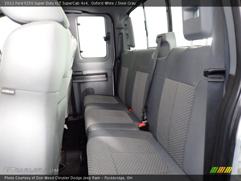 Oxford White / Steel Gray 2011 Ford F250 Super Duty XLT SuperCab 4x4
