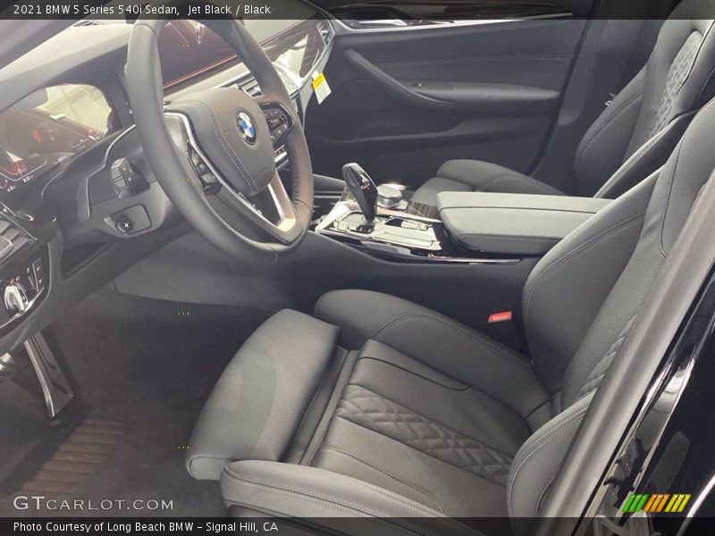 Jet Black / Black 2021 BMW 5 Series 540i Sedan