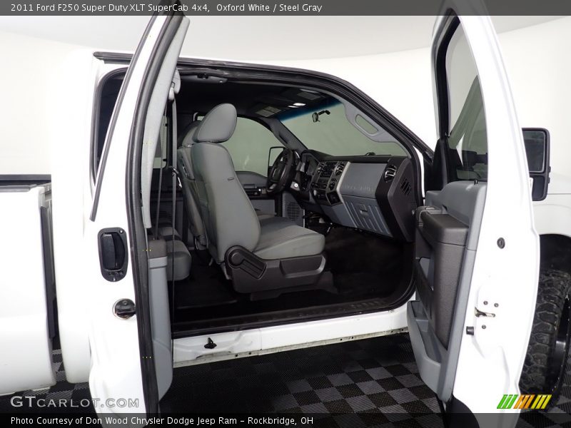 Oxford White / Steel Gray 2011 Ford F250 Super Duty XLT SuperCab 4x4