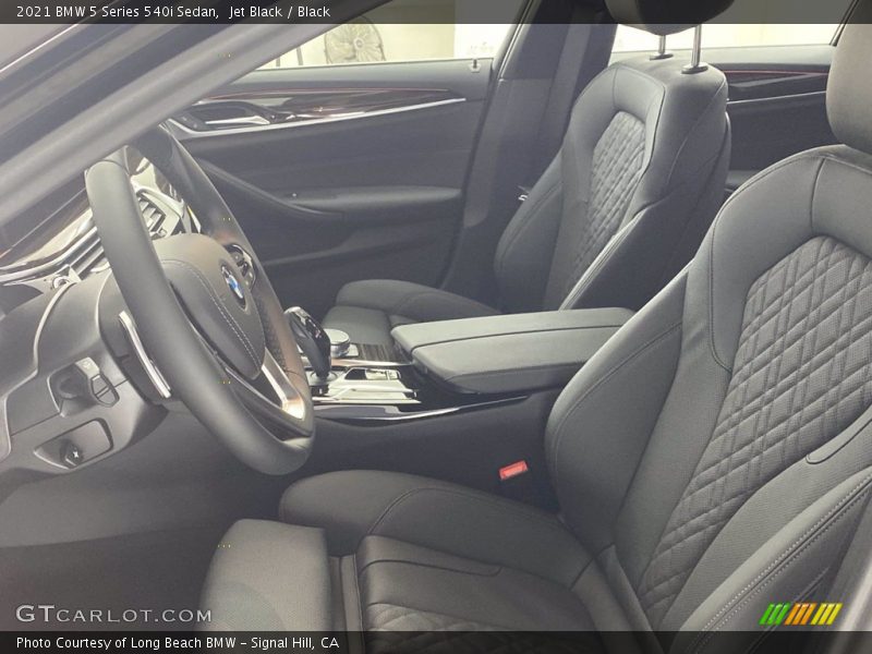 Jet Black / Black 2021 BMW 5 Series 540i Sedan