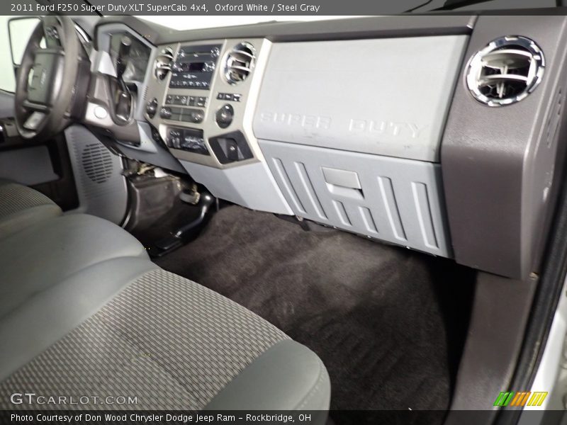 Oxford White / Steel Gray 2011 Ford F250 Super Duty XLT SuperCab 4x4