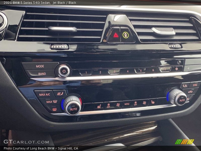 Jet Black / Black 2021 BMW 5 Series 540i Sedan