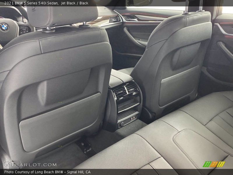 Jet Black / Black 2021 BMW 5 Series 540i Sedan
