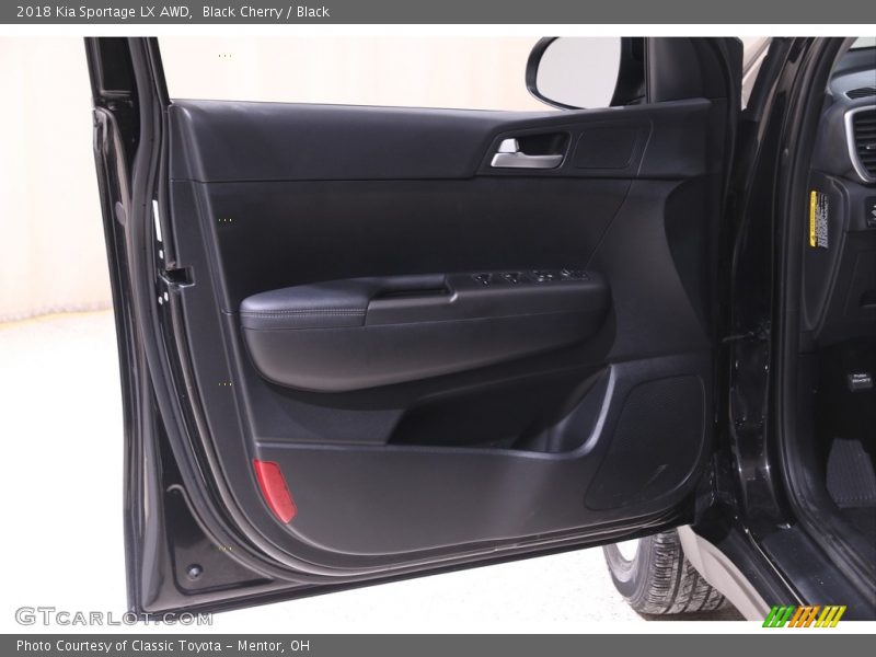 Black Cherry / Black 2018 Kia Sportage LX AWD