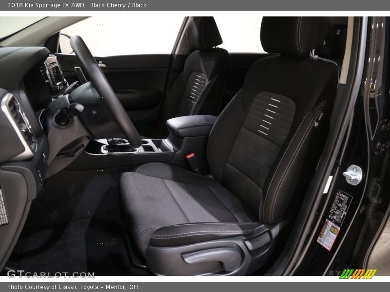 Black Cherry / Black 2018 Kia Sportage LX AWD