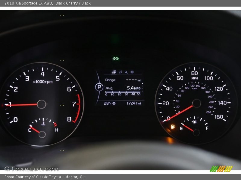 Black Cherry / Black 2018 Kia Sportage LX AWD