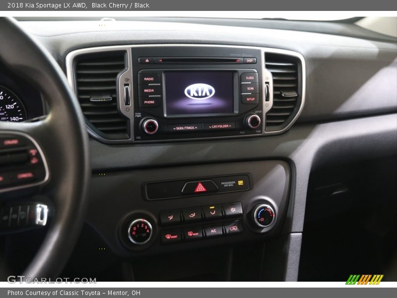 Black Cherry / Black 2018 Kia Sportage LX AWD