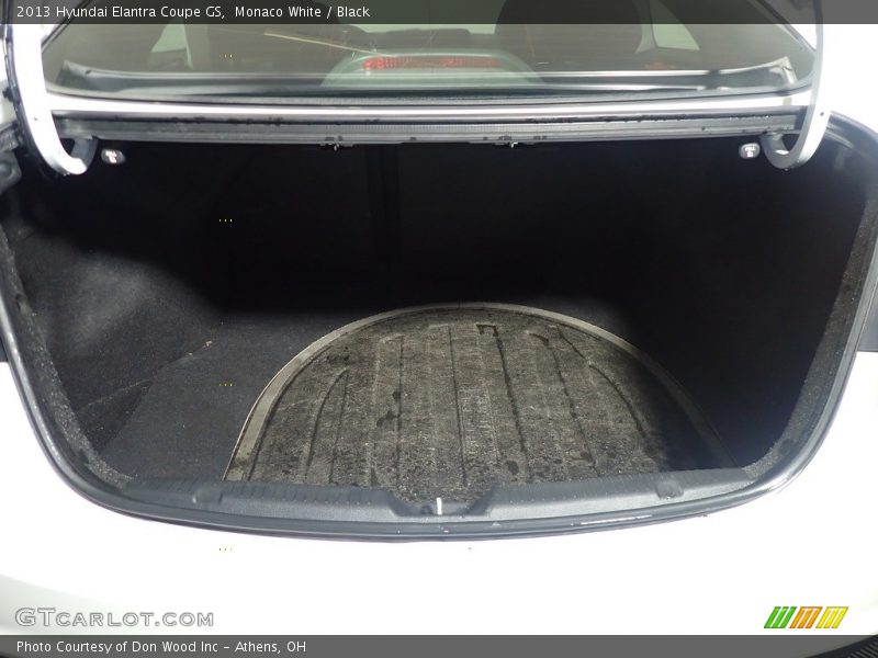 Monaco White / Black 2013 Hyundai Elantra Coupe GS
