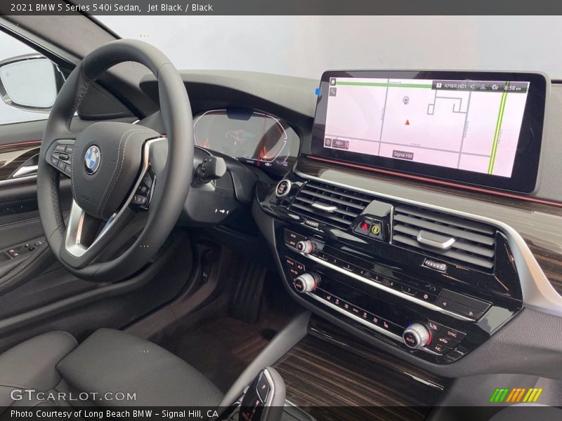 Jet Black / Black 2021 BMW 5 Series 540i Sedan