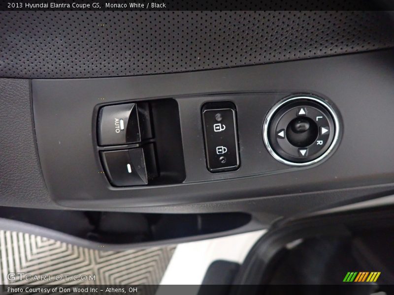 Monaco White / Black 2013 Hyundai Elantra Coupe GS