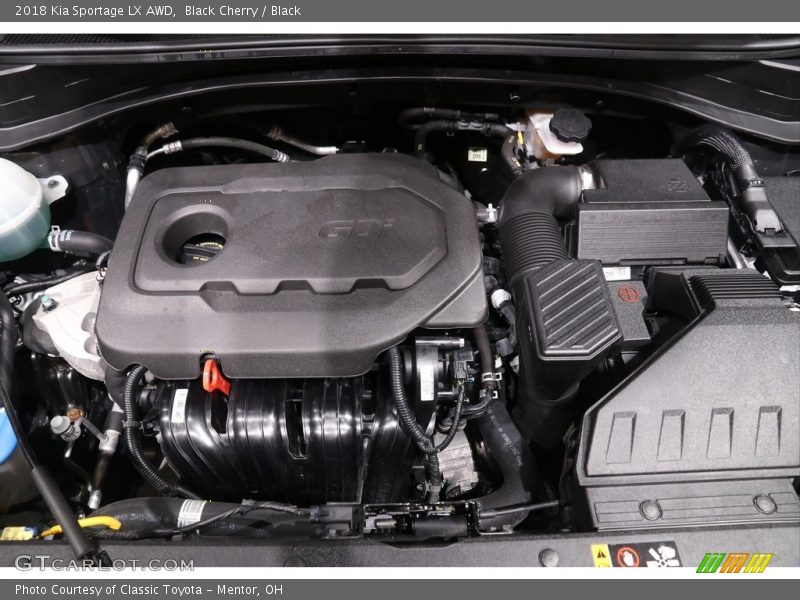 Black Cherry / Black 2018 Kia Sportage LX AWD