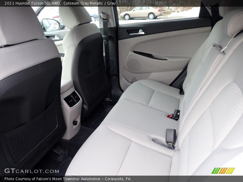 Coliseum Gray Metallic / Gray 2021 Hyundai Tucson SEL AWD