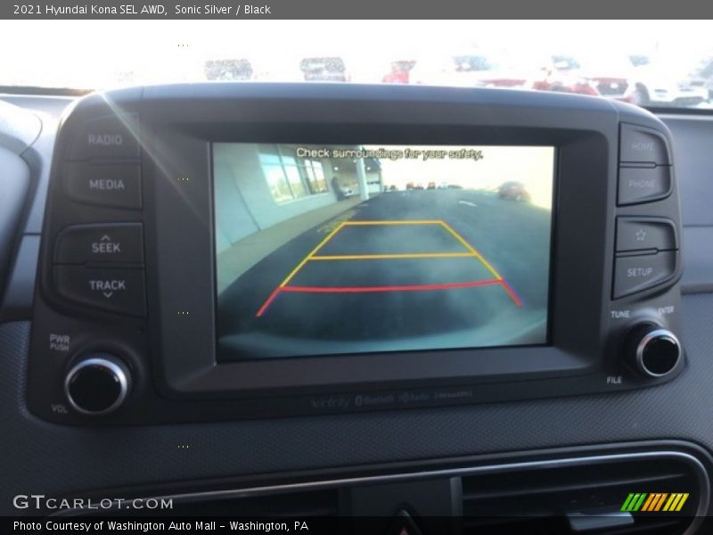 Sonic Silver / Black 2021 Hyundai Kona SEL AWD