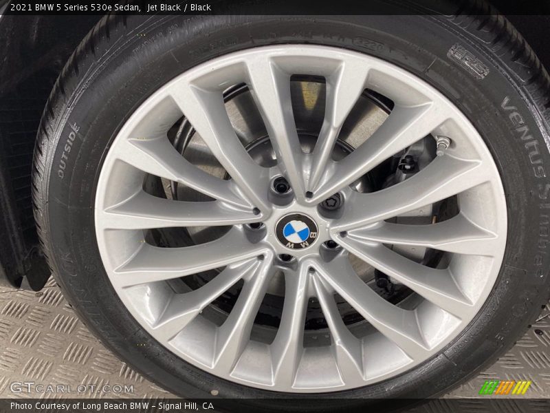 Jet Black / Black 2021 BMW 5 Series 530e Sedan