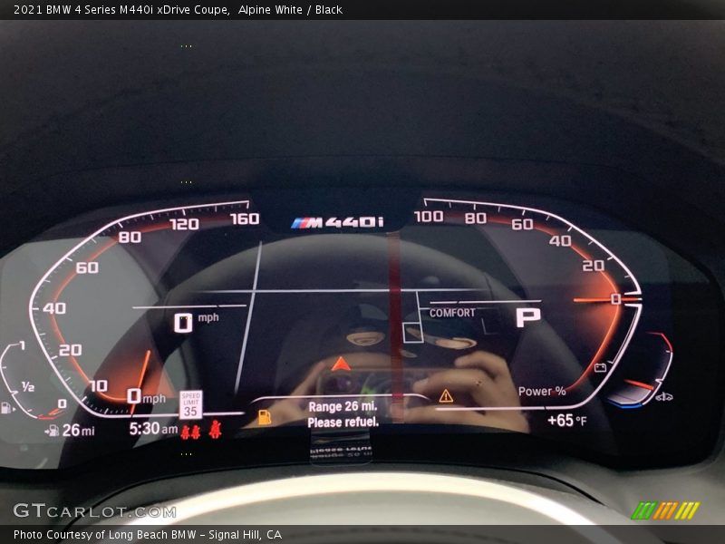  2021 4 Series M440i xDrive Coupe M440i xDrive Coupe Gauges