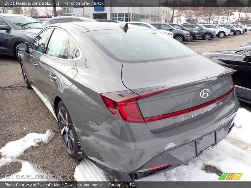 Hampton Gray / Black 2021 Hyundai Sonata SEL Plus