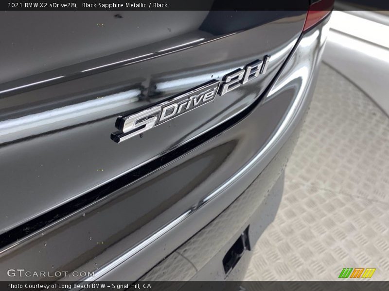 Black Sapphire Metallic / Black 2021 BMW X2 sDrive28i