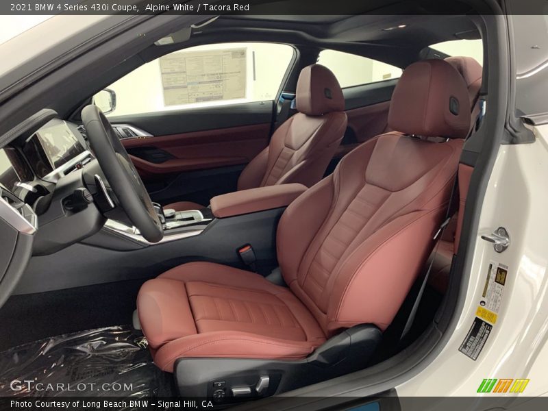 Alpine White / Tacora Red 2021 BMW 4 Series 430i Coupe