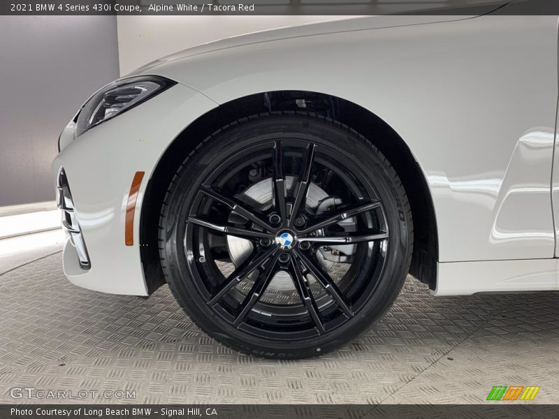 Alpine White / Tacora Red 2021 BMW 4 Series 430i Coupe