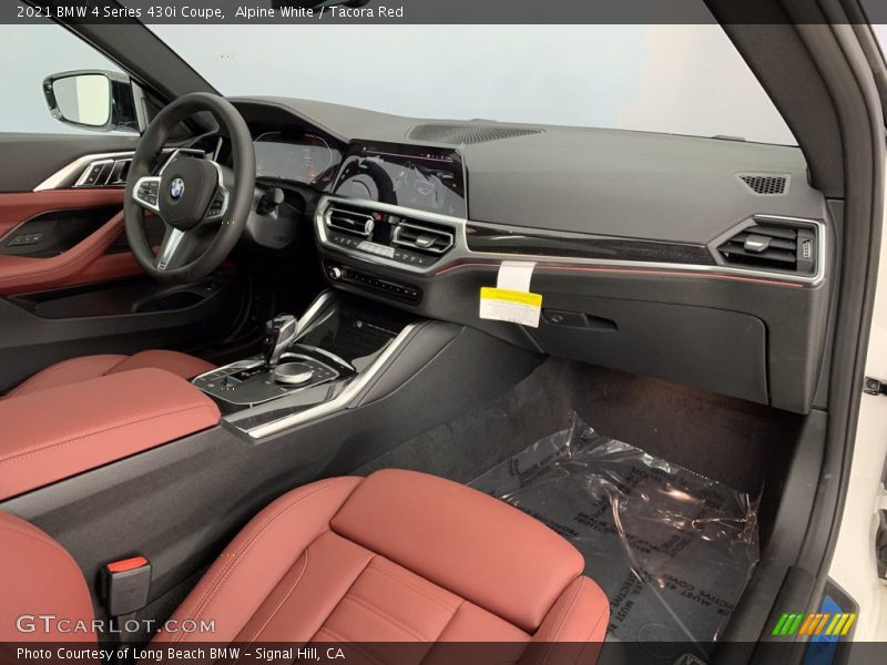 Alpine White / Tacora Red 2021 BMW 4 Series 430i Coupe