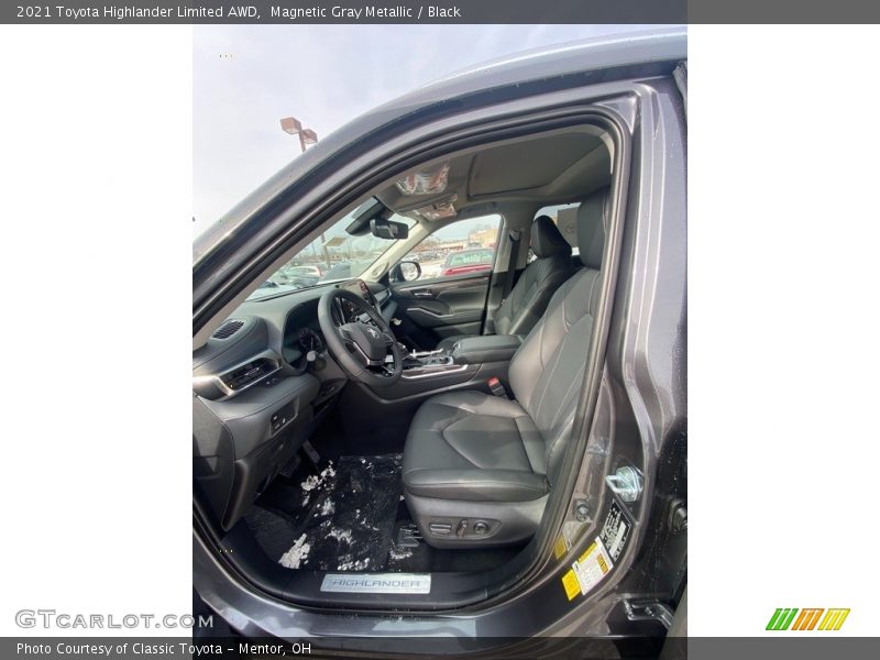 Magnetic Gray Metallic / Black 2021 Toyota Highlander Limited AWD