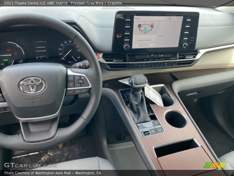 Predawn Gray Mica / Graphite 2021 Toyota Sienna XLE AWD Hybrid