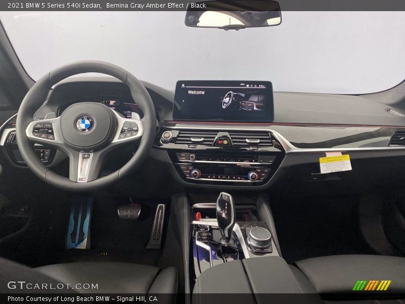 Bernina Gray Amber Effect / Black 2021 BMW 5 Series 540i Sedan