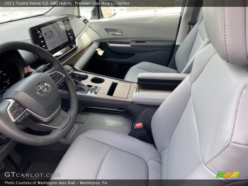 Predawn Gray Mica / Graphite 2021 Toyota Sienna XLE AWD Hybrid