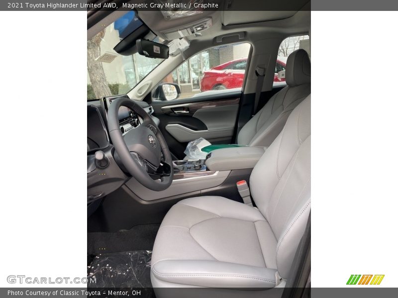 Magnetic Gray Metallic / Graphite 2021 Toyota Highlander Limited AWD