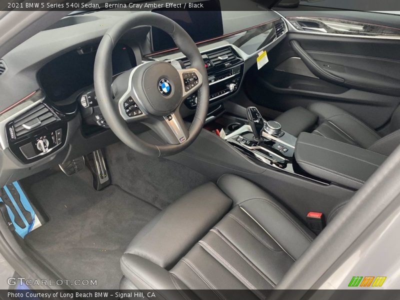 Bernina Gray Amber Effect / Black 2021 BMW 5 Series 540i Sedan