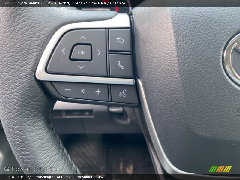 Predawn Gray Mica / Graphite 2021 Toyota Sienna XLE AWD Hybrid
