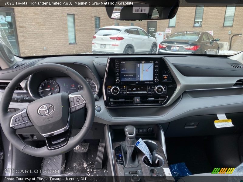 Magnetic Gray Metallic / Graphite 2021 Toyota Highlander Limited AWD