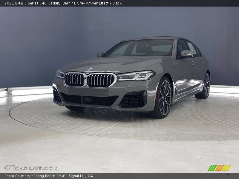 Bernina Gray Amber Effect / Black 2021 BMW 5 Series 540i Sedan