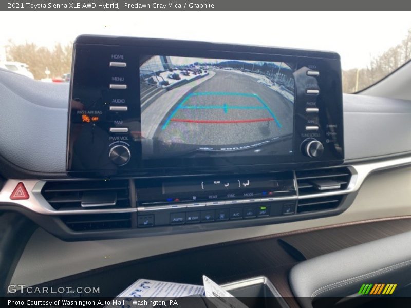 Predawn Gray Mica / Graphite 2021 Toyota Sienna XLE AWD Hybrid