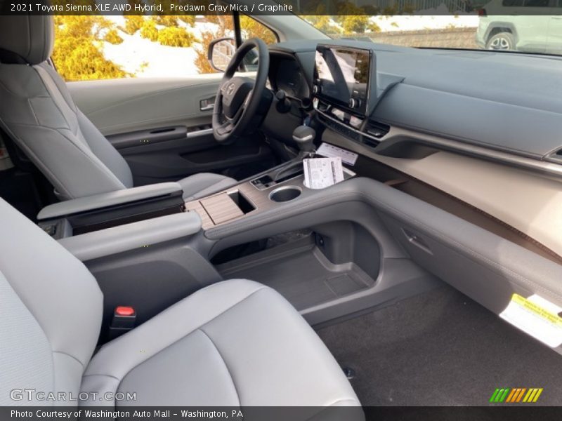 Predawn Gray Mica / Graphite 2021 Toyota Sienna XLE AWD Hybrid