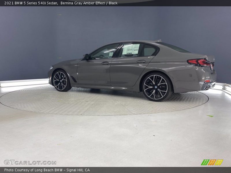 Bernina Gray Amber Effect / Black 2021 BMW 5 Series 540i Sedan
