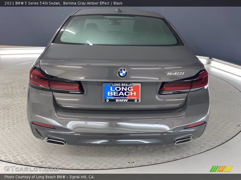 Bernina Gray Amber Effect / Black 2021 BMW 5 Series 540i Sedan